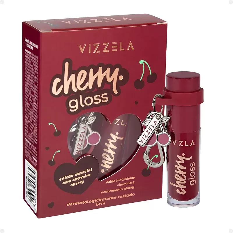 Vizzela Cherry Gloss - 6ml