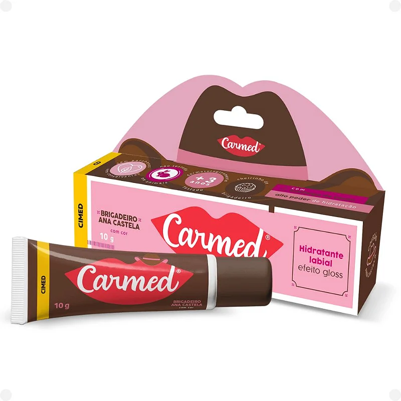 Carmed Ana Castela Hidratante Labial Brigadeiro - 10g