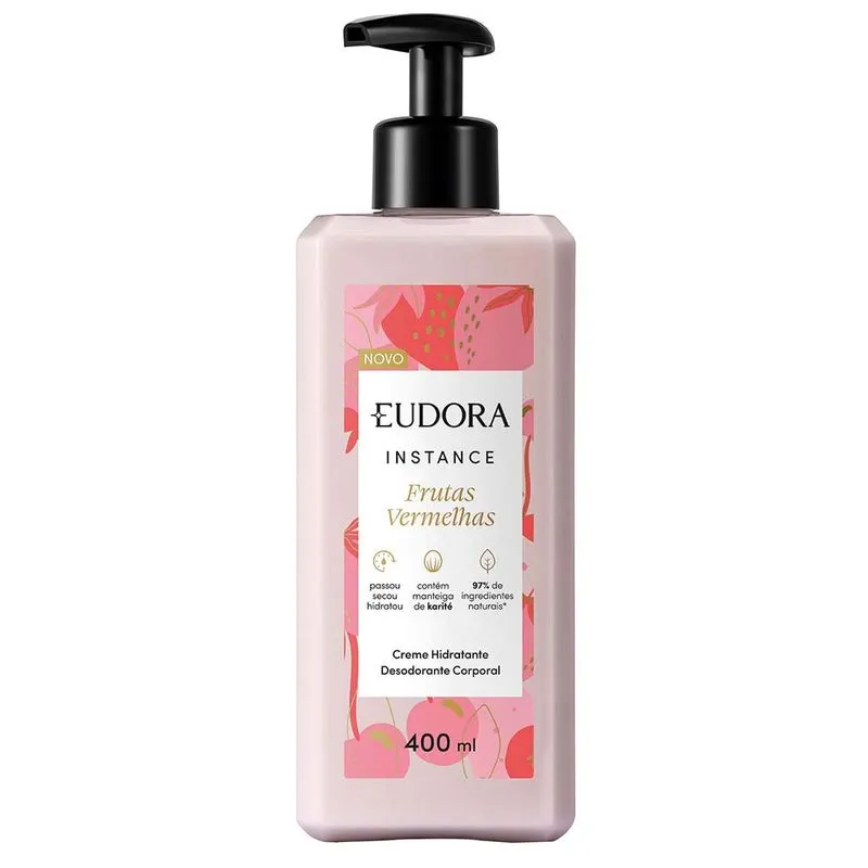 Eudora Instance Hidratante Corporal Frutas Vermelhas - 400ml