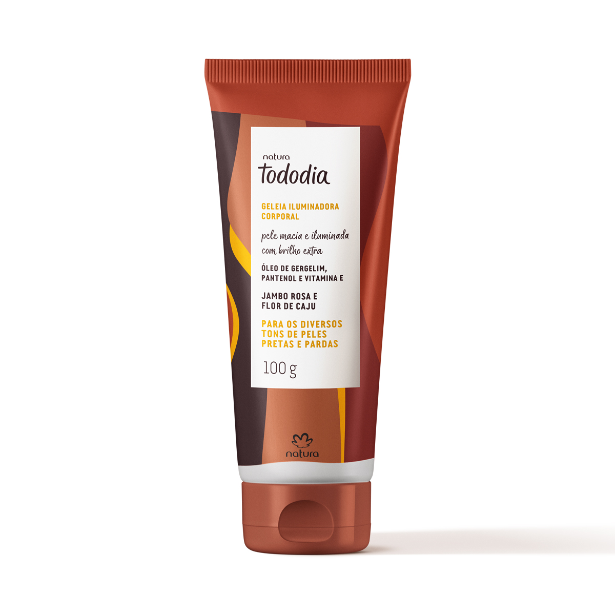 Natura Tododia Geleia Iluminadora Corporal Jambo Rosa e Flor de Caju - 100g