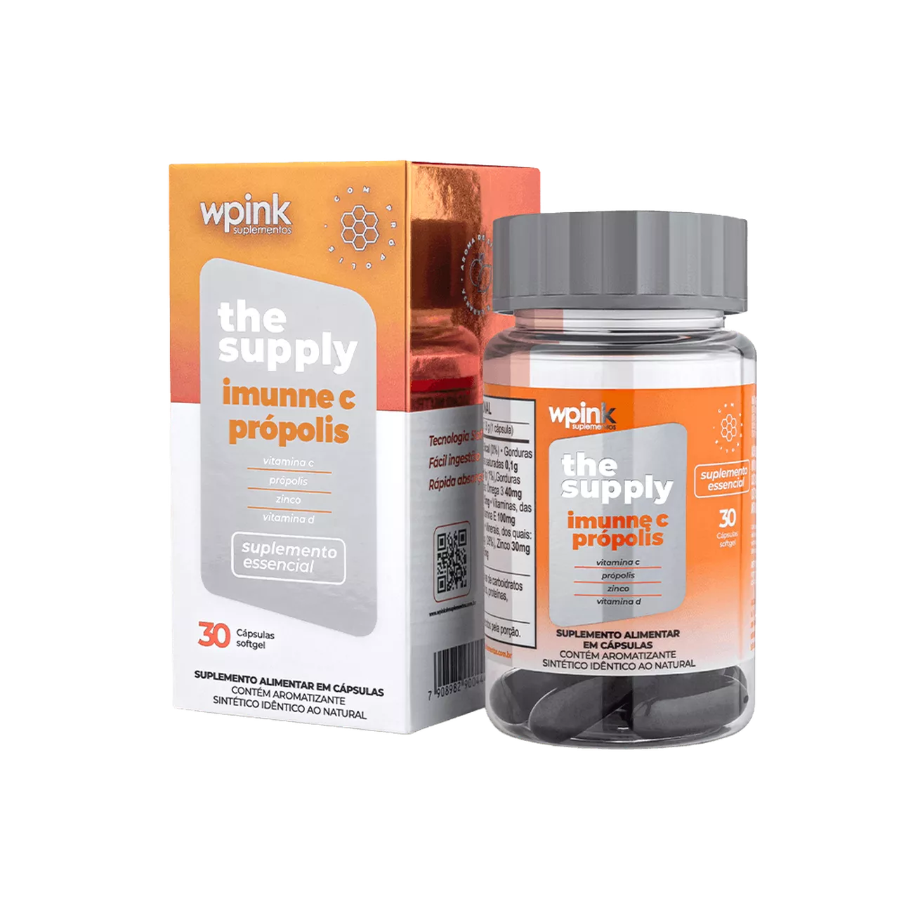 We Pink The Supply Imunne C Própolis - 30 cápsulas softgel