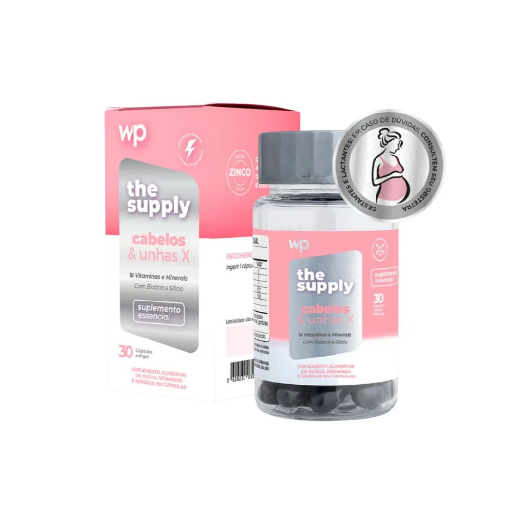 We Pink The Supply Cabelos e Unhas X - 30 cápsulas softgel