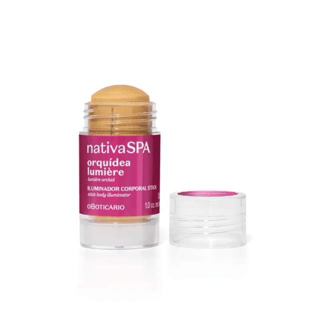 OBoticário Nativa SPA Iluminador Corporal Stick Orquídea Lumière - 30g