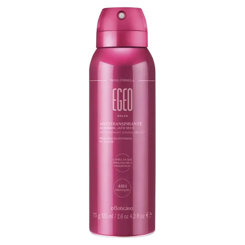 OBoticário Desodorante Antitranspirante Aerosol Egeo Dolce - 75g