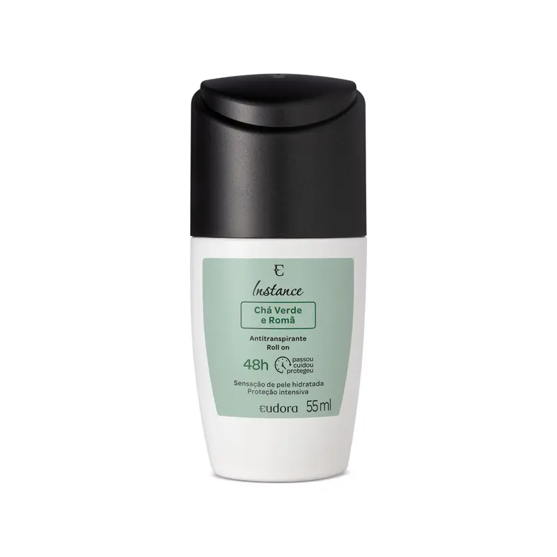Eudora Instance Desodorante Antitranspirante Roll-on Chá Verde e Romã - 55ml