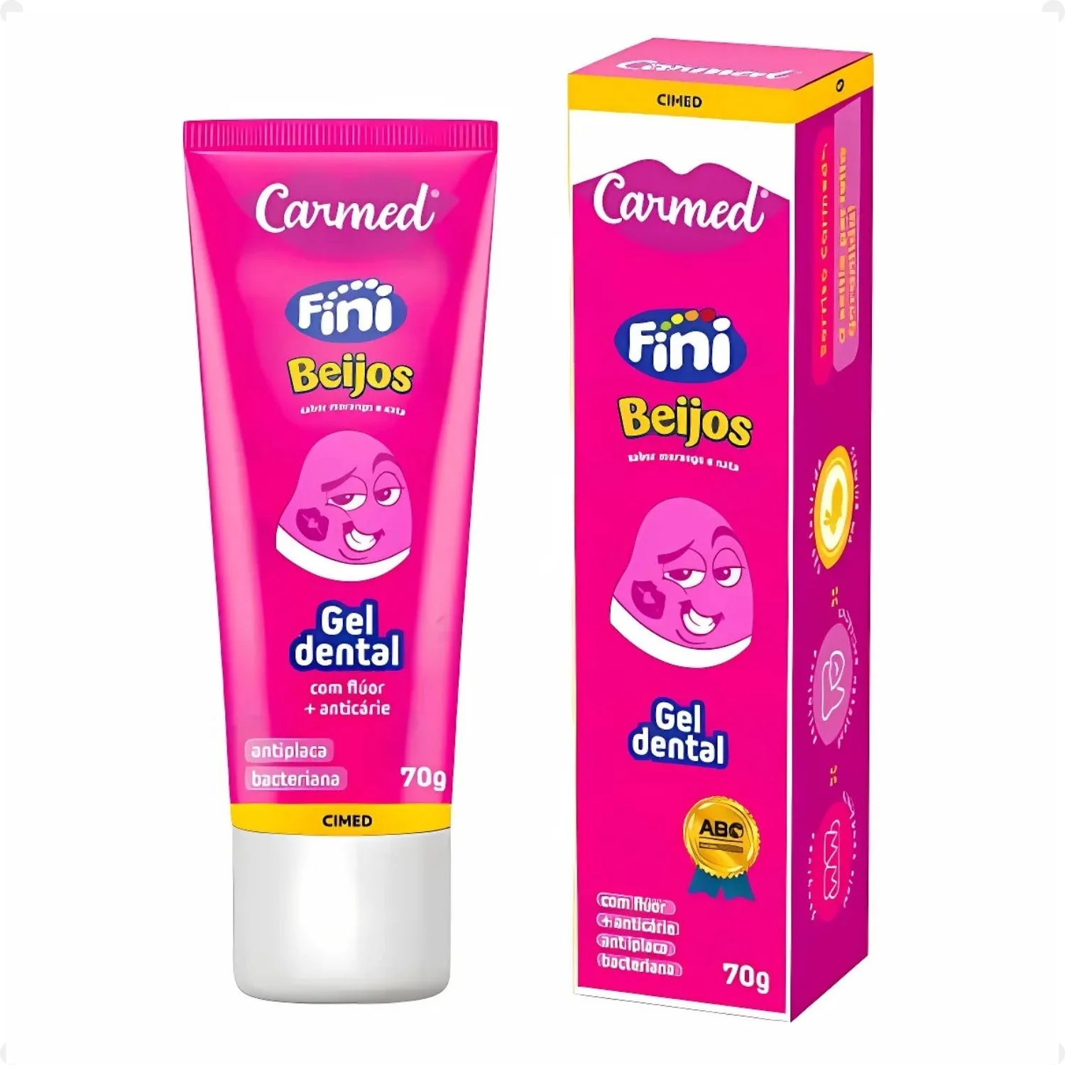 Carmed Gel Dental Fini Beijos - 70g