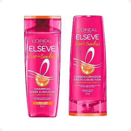 L’Oreal Kit Elseve Liso dos Sonhos - 2 itens