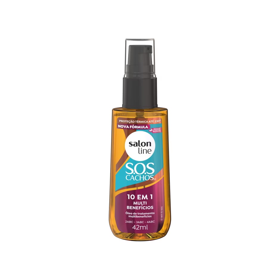 Salon Line S.O.S Cachos Óleo de Tratamento 10 em 1 Multi benefícios - 42ml