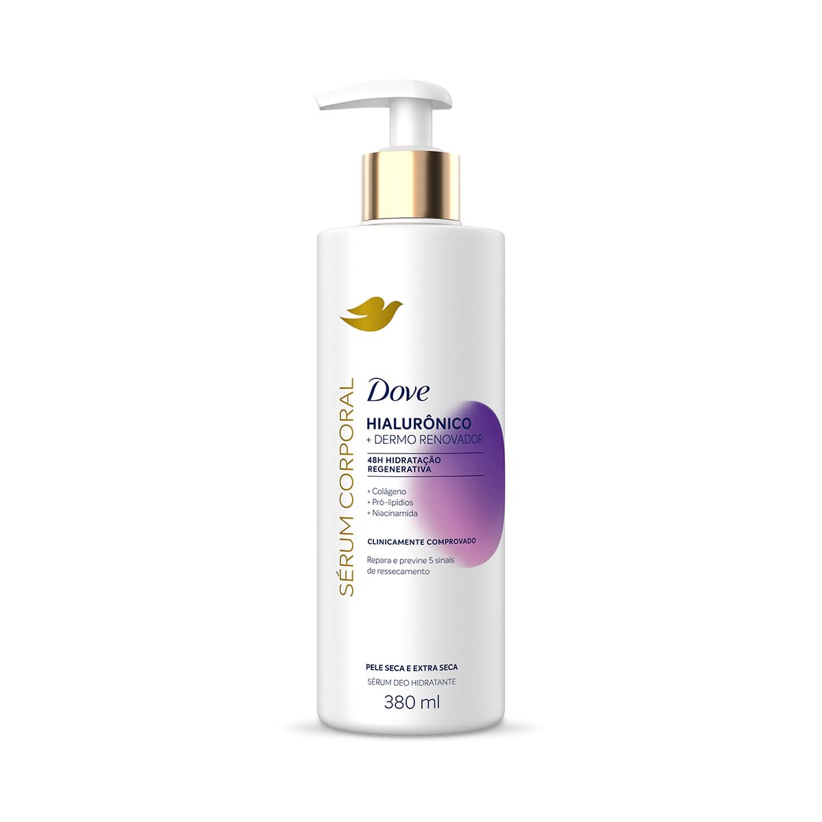 Dove Sérum Hidratante Corporal Hialurônico + Dermo Renovador - 380ml
