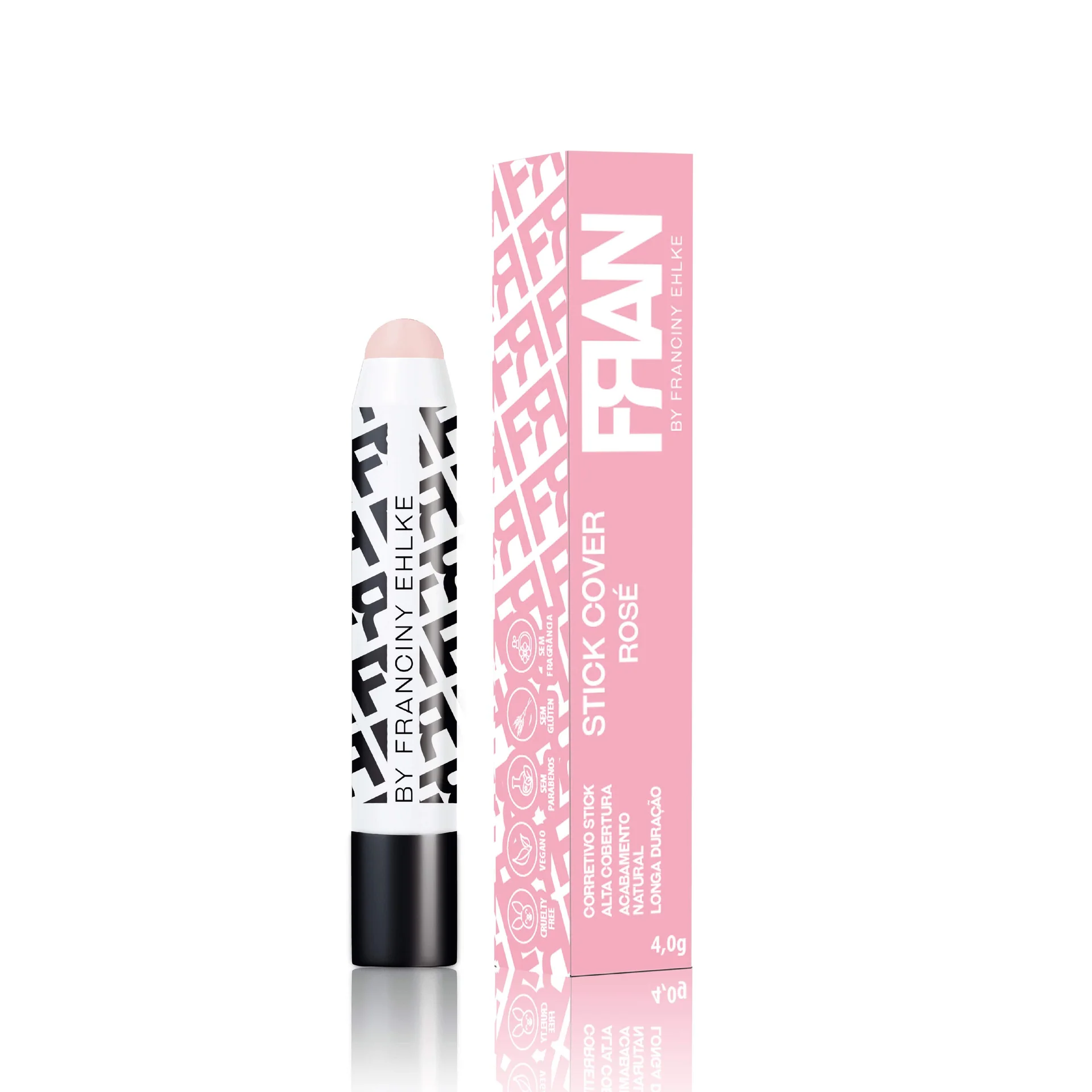 Fran Stick Cover Rose Corretivo Alta Cobertura - 4g