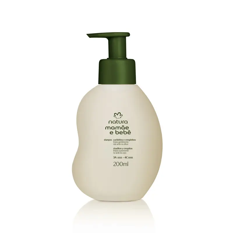 Natura Mamãe e Bebê Cachinhos e Crespinhos Shampoo - 200ml