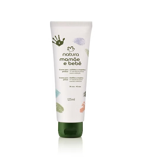 Natura Mamãe e Bebê Cachinhos e Crespinhos Creme para Pentear - 125ml
