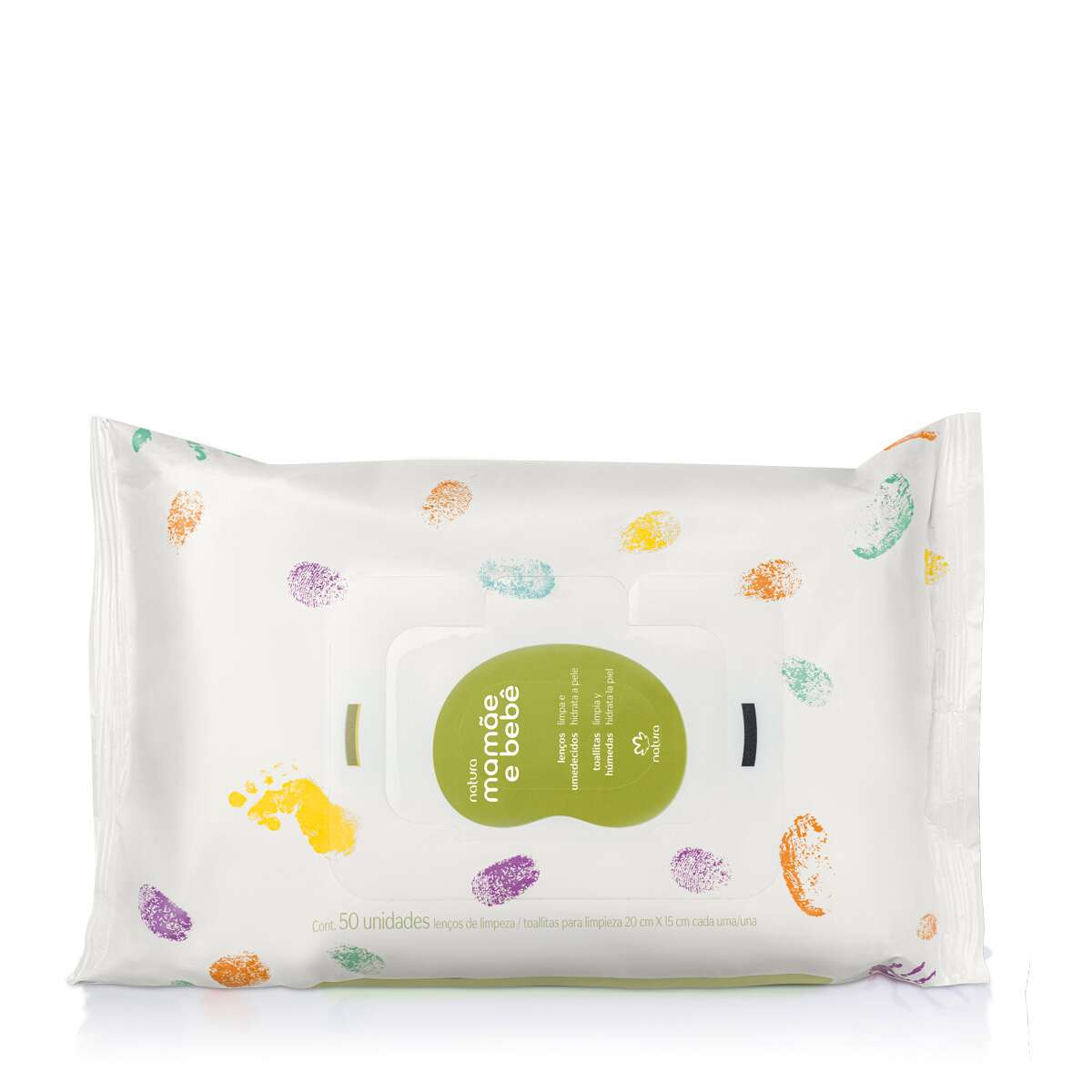 Natura Mamãe e Bebê Lenços Umedecidos - 50 unidades