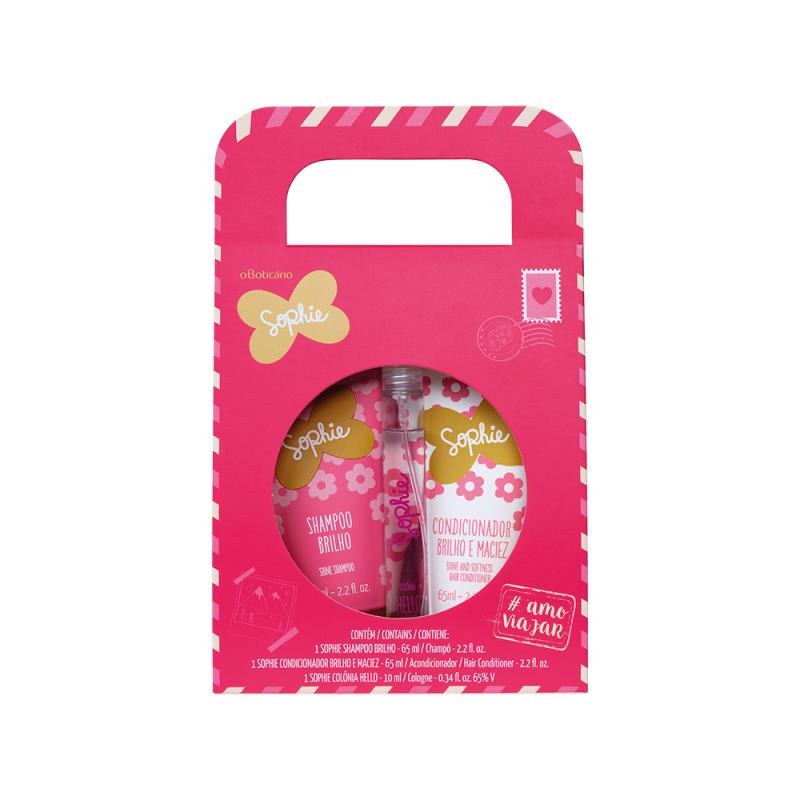 OBoticário Kit Sophie #AmoViajar - 3 itens