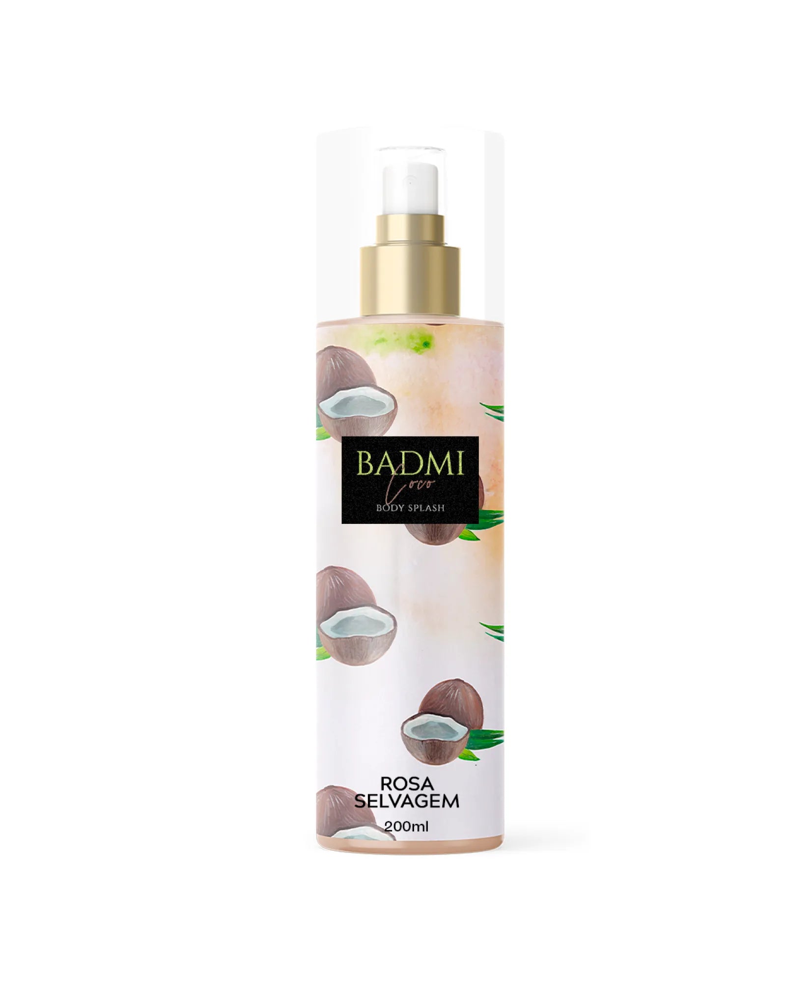 Rosa Selvagem Body Splash BADMI Coco - 200ml