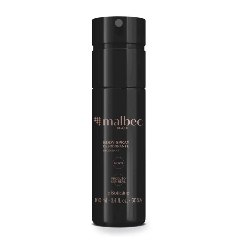 OBoticário Malbec Black Body Spray - 100ml