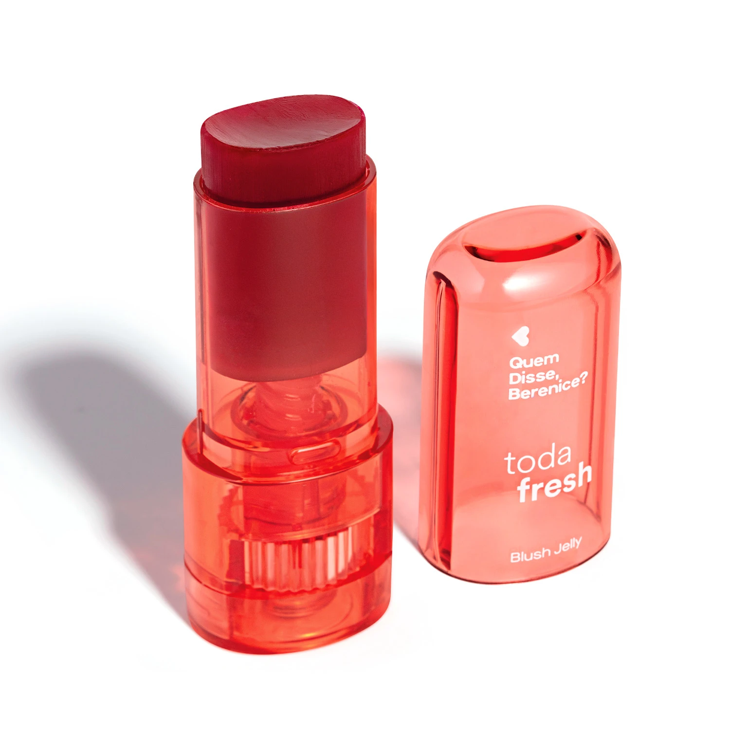 Quem Disse, Berenice? Toda Fresh Blush Jelly Cor Bordô - 5g