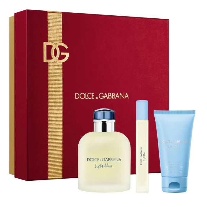 Dolce e Gabbana Kit Light Blue Pour Homme - 3 itens