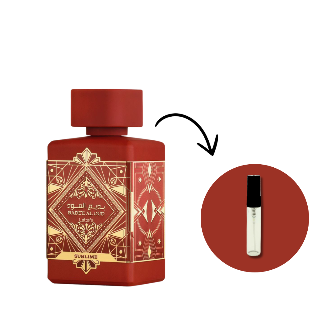Lattafa Decant Bade’e Al Oud Sublime - 5ml