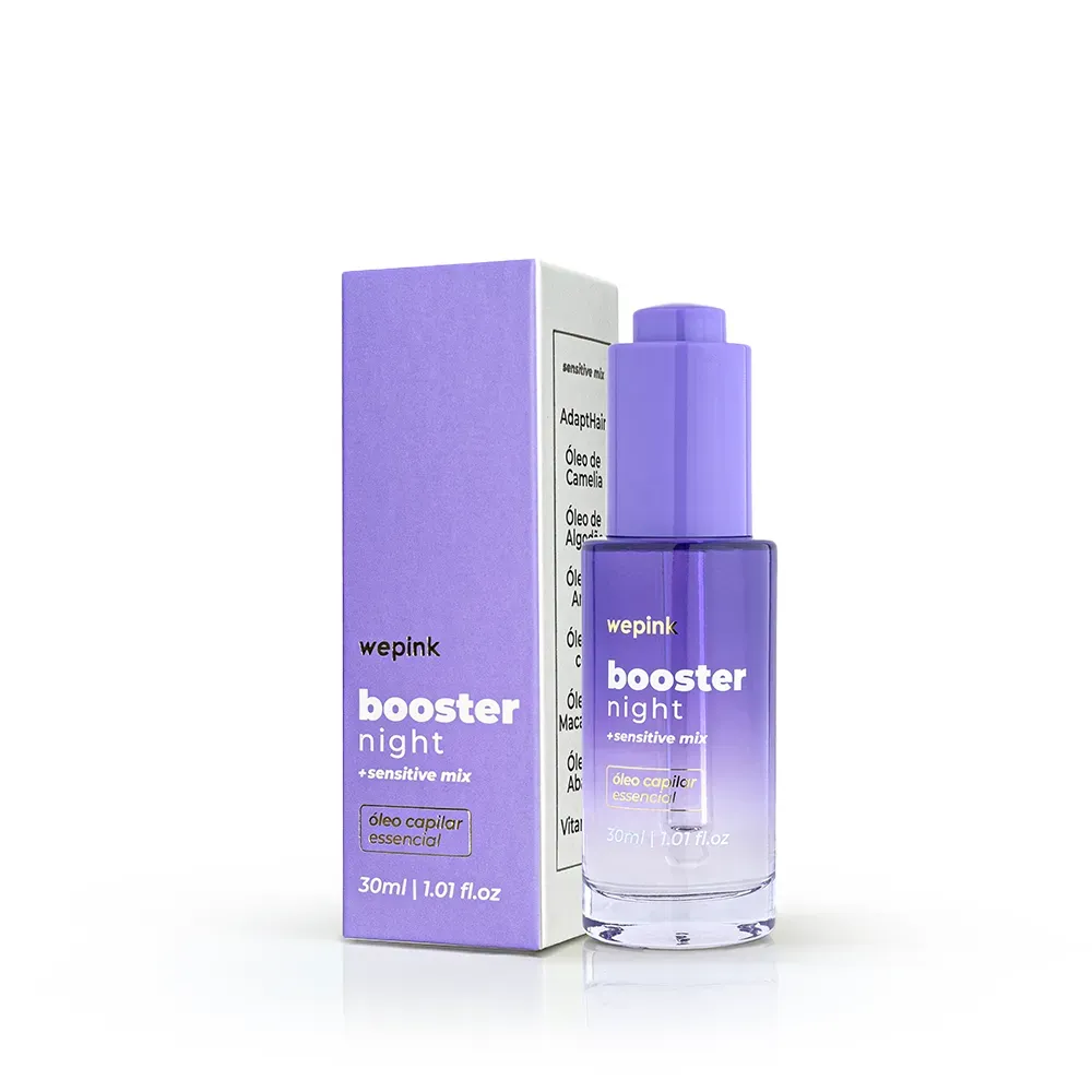 We Pink Booster Night Óleo Capilar Essencial - 30ml