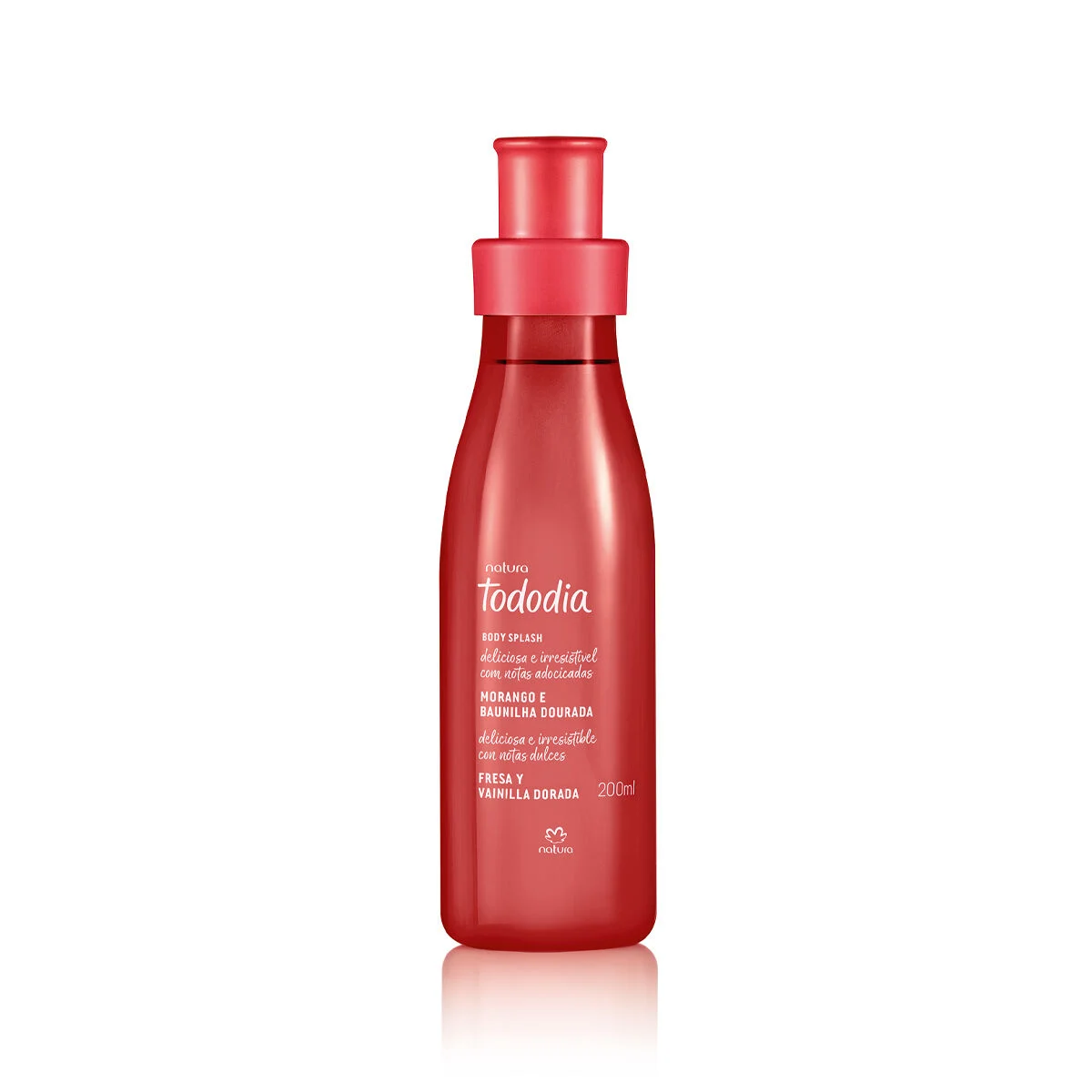 Natura Tododia Body Splash Morango e Baunilha Dourada - 200ml