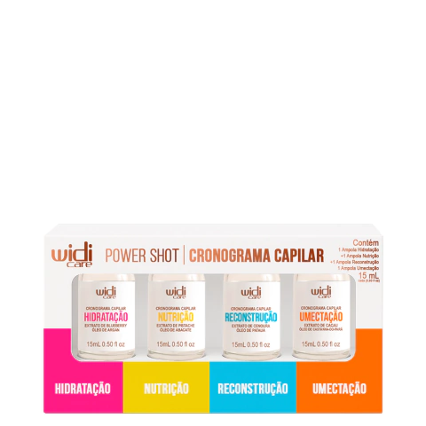 Widi Care Kit Power Shot Cronograma Capilar - 4 itens
