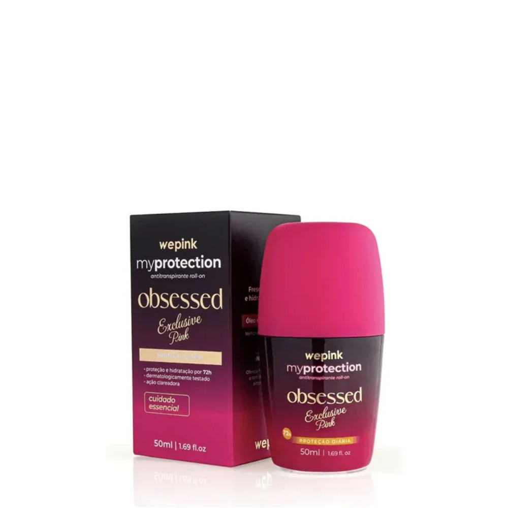 We Pink My Protection Desodorante Antitranspirante Roll-on Obsessed Exclusive Pink - 50ml