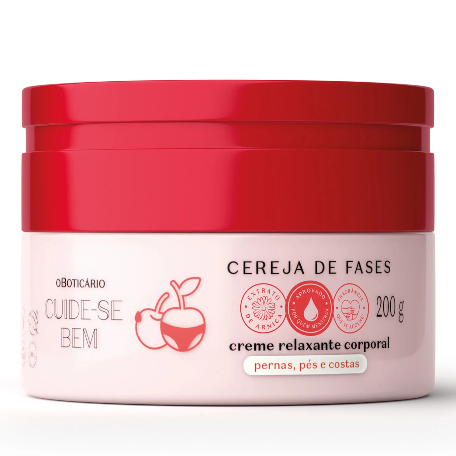 OBoticário Cuide-se Bem Creme Relaxante Cereja de Fases - 200g