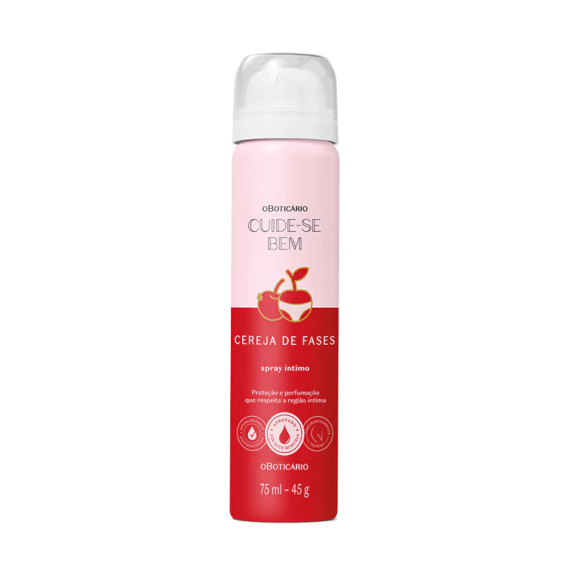 OBoticário Cuide-se Bem Spray Íntimo Cereja de Fases - 75ml