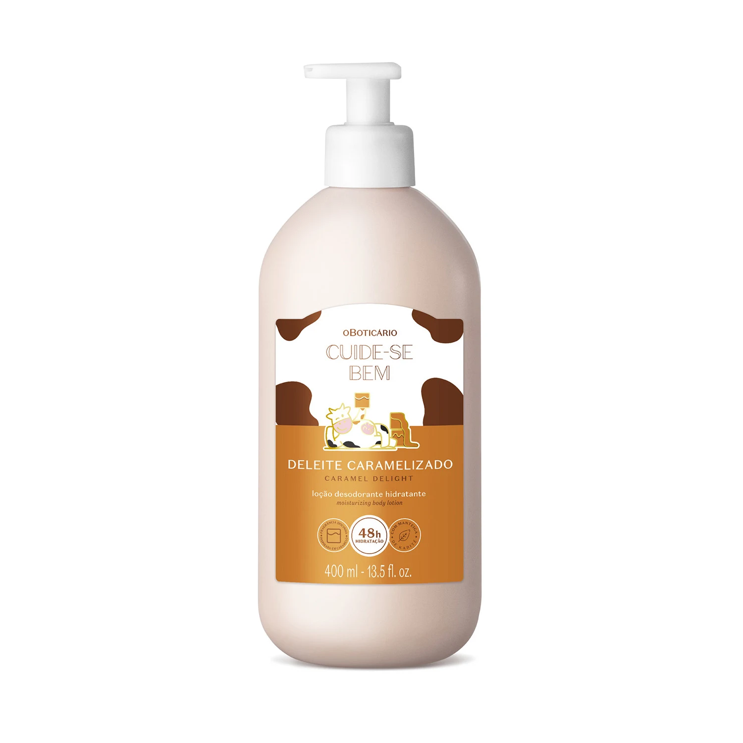 OBoticário Cuide-se Bem Hidratante Corporal DeLeite Caramelizado - 400ml
