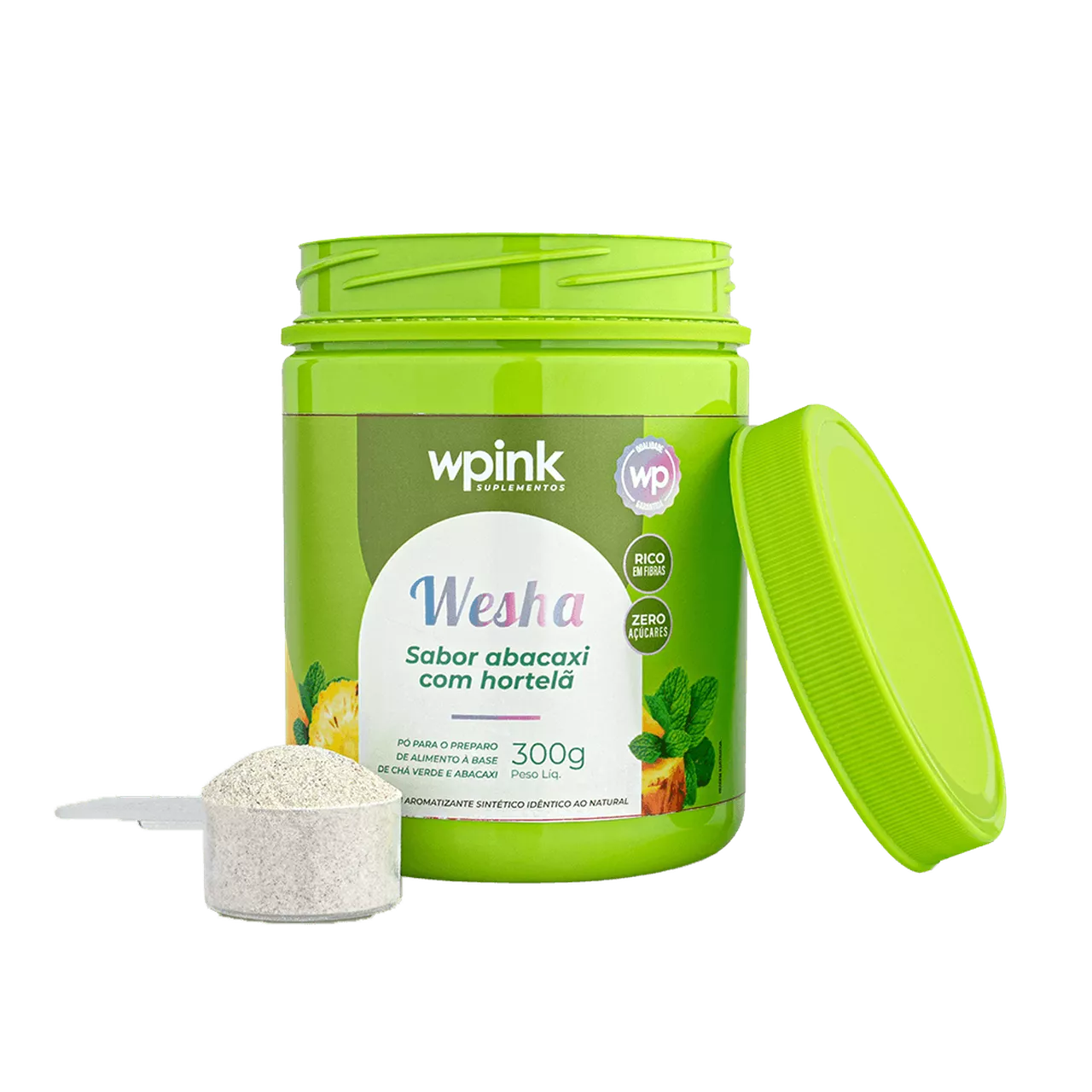 We Pink Wesha Sabor Abacaxi com Hortelã - 300g