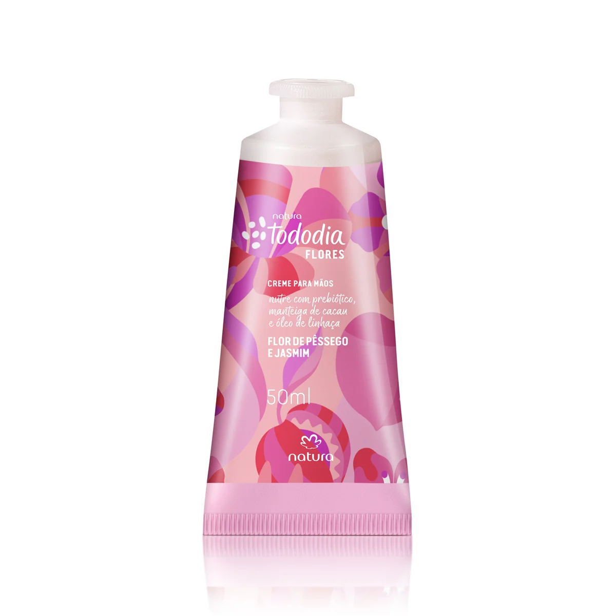 Natura Tododia Creme para Mãos Flor de Pêssego e Jasmim - 50ml