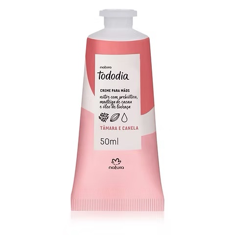 Natura Tododia Creme para Mãos Tâmara e Canela - 50ml