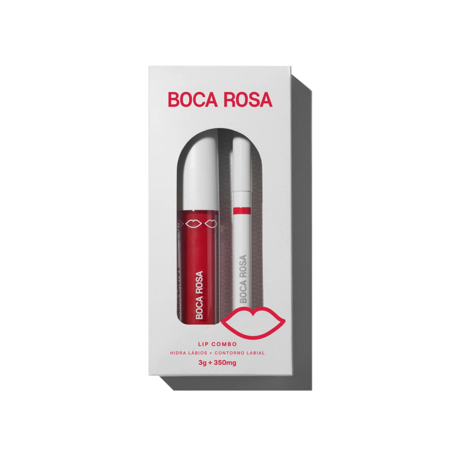Boca Rosa Kit Lip Combo Vermelho - 2 itens