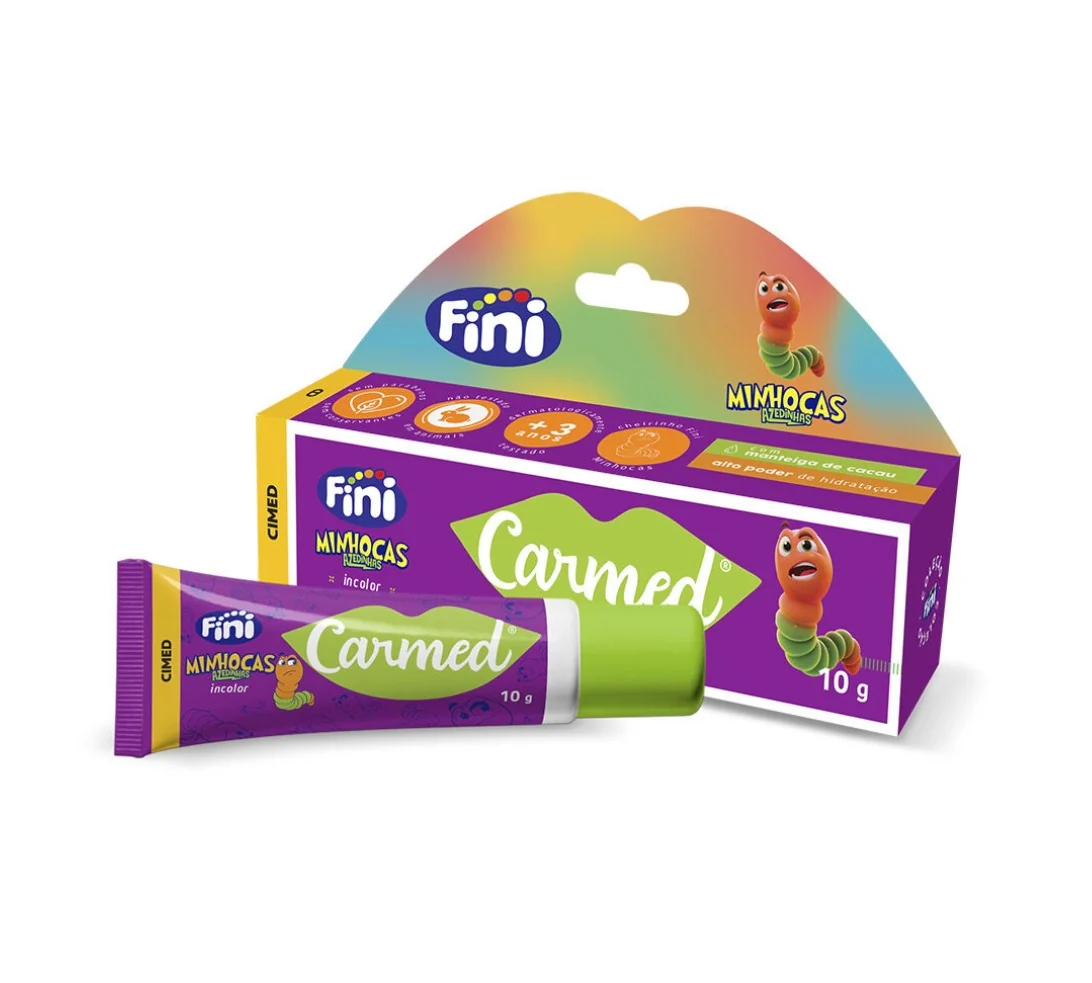 Carmed Fini Minhocas Hidratante Labial - 10g