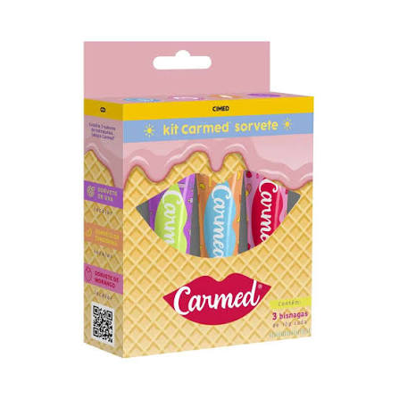 Carmed Kit Sorvete - 3 itens