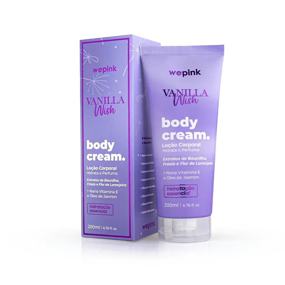We Pink Body Cream Vanilla Wish - 200ml